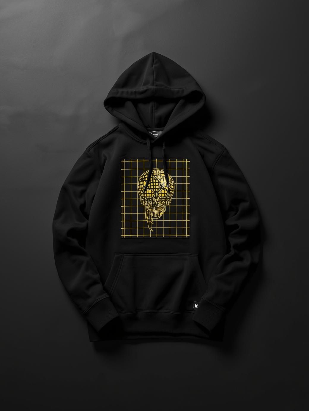 Steel Sauce Hoodie — Gothic Grid