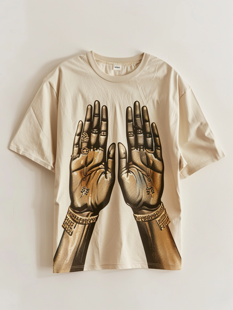 Heaven Sauce Tee — Prayer Hands
