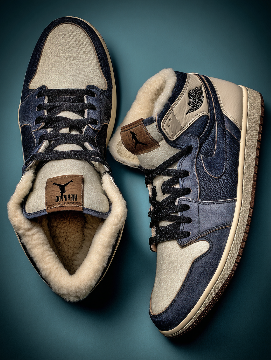 Flight Sauce Sneaker — Midnight Cream